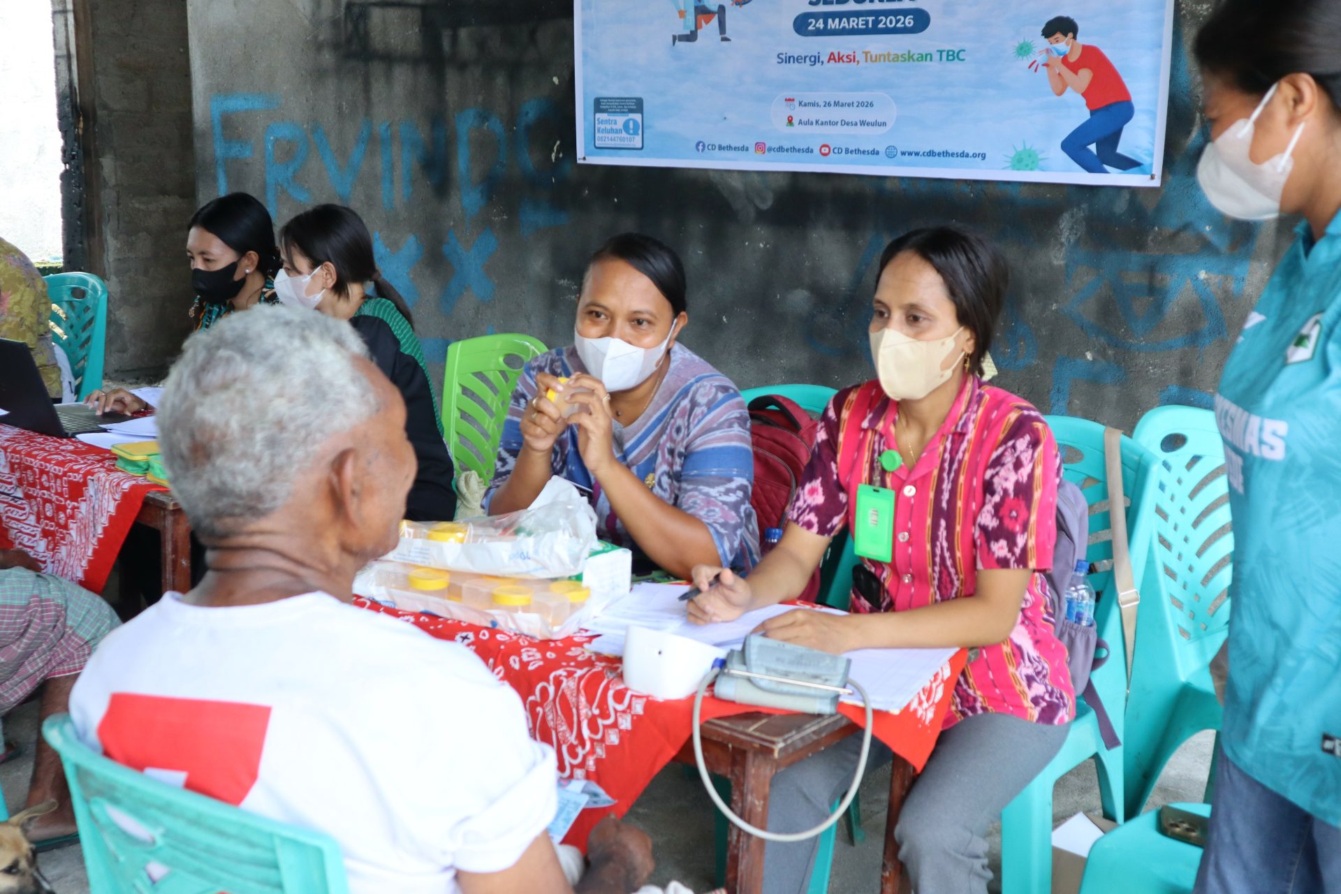 Puskesmas Weoe dan CD Bethesda Hadirkan Layanan Kesehatan Gratis, Perkuat Aksi Tuntaskan TB di Wewiku